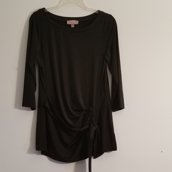 Kelly by Clinton Kelly Tie-front Top - Picture 3 of 5